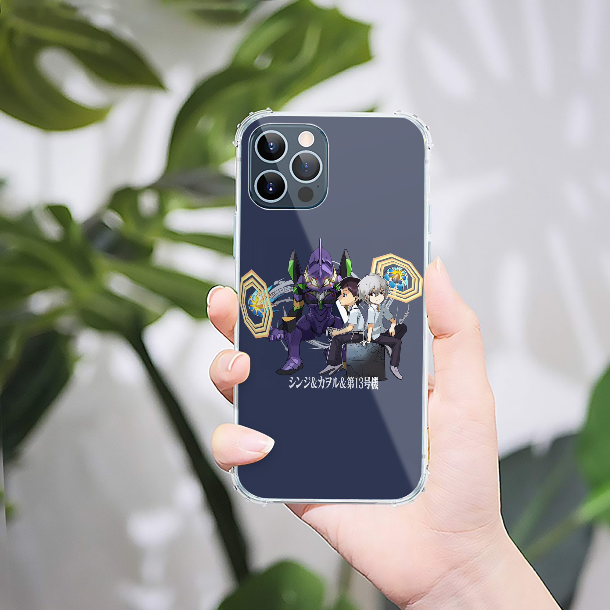 （画像用） EVA 新世紀エヴァンゲリオン 【iPhone 12シリーズ対応】透明スマホケース（クリアソフトケース）